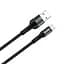 Кабель ColorWay USB - micro USB (M/M), Nylon, 2.4 А, 1 м, Black (CW-CBUM045-BK) - мініатюра 7