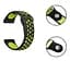 Спортивный ремешок Primolux Perfor Sport с перфорацией для часов Samsung Galaxy Watch 3 45 мм Black Green - миниатюра 3