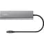 USB-Хаб Trust Halyx USB-C 5xUSB-C , Алюміній, 0.1м, сірий (25136_TRUST) - мініатюра 3