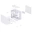 Корпус Jonsbo TK-3 White (TK-3 White) Без БП - мініатюра 14
