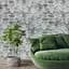 Самоклейка декоративна 3D панель 3D Loft під цеглу сіро-синій мармур 700x770x3мм (218-3) - мініатюра 4