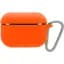 Чехол для наушников Blueo AirPods Pro Silicone Case+Carbine [Papaya] [47178] - миниатюра 1