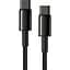 Кабель Baseus Tungsten Gold Series Fast Charging USB-C 100W 2m Black (CATWJ-A01) [77819] - мініатюра 4