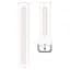 Ремешок для Xiaomi Haylou LS01LS02 - бело-розовый ширина крепления 20мм силикон Watchbands Flower (W38-4WB60627073) - миниатюра 3