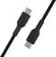 Кабель Belkin USB-C > USB-C заряджання/синхронізації 1м, 60Вт, Type-C, плетений, чорний teh0013650 - мініатюра 4