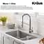 Комплект кухонний Kraus Ellis KCA-1200 Ellis, Нержавіюча сталь - мініатюра 8