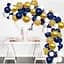 Набір для гірлянди з повітряних куль (Balloon Garland) — синьо-золота арка з кульок із конфеті декор для фотозони дня народження - мініатюра 1