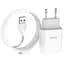Мережевий зарядний пристрій Hoco 1USB C72A 2.1A White + USB Cable iPhone 8 - мініатюра 1
