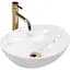 Умивальник Rea Sofia Nature marble накладний мармур REA-U6605, Мармур - мініатюра 1