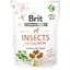Лакомство для собак Brit Care Dog Crunchy Snack Insects with Salmon для чувствительного пищеварения, насекомые, лосось и чабрец 200 г - миниатюра 1