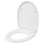 Сидіння для унітазу Cersanit Cersania (Delfi/Moduo) duraplast Soft Close K98-0239, Білий - мініатюра 2