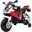Електромотоцикл із допоміжними колесами Ramiz S1000 RR 12 В, червоний (PA.JT528.CR) - мініатюра 1