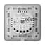 Розумний двоклавішний прохідний вимикач Ajax LightSwitch (2-gang/2-way) Jeweller (grey/сірий) (26-00408) - мініатюра 2