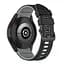 Ремешок для Samsung Galaxy Watch 4 40mm - черно-серый ширина крепления 20мм силикон Watchbands Ricco (W19-5WB39441171) - миниатюра 2