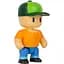 Игровая коллекционная фигурка с артикуляцией Stumble Guys Мистер Стамбл (SG3000-1) - миниатюра 2