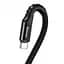Кабель Baseus Fish Eye Spring Cable USB to Type-C 2A 1m CATSR-01 Black - мініатюра 8