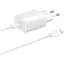 Мережевий зарядний пристрій Samsung 25W PD Wall Charger + Cable USB-C to USB-C White (EP-TA800XWEGRU) [59958] - мініатюра 1