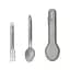 Туристичний набір ложка-виделка Nextool Titanium Tableware Set, титан - миниатюра 1