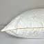 Подушка LeLit Bright crystal гіпоалергенна 70х70 см біла з золотим (le2000000287829) - мініатюра 5