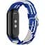 Плетений ремінець Elastic Adjustment Xiaomi Mi Band 8 Blue/White - мініатюра 1