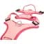 Шлея для собак Max & Molly Smart ID Sport Harness Matrix 2.0 Rose M 1.5х30-42х48-65 см - мініатюра 5
