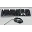 Комплект дротовий XSTRIKE X-1014, клавіатура і миша, RGB підсвічування, USB, чорний - мініатюра 1