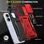 Ударопрочный чехол Camshield Army Ring для Xiaomi Poco X6 Pro Красный / Red - миниатюра 6