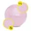 М'яч для фітнесу (фітбол) Cornix 75 см Anti-Burst Light Pink XR-0367 - мініатюра 2