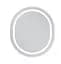 Дзеркало Mixxus Premium ELLIPSE MV05-80x70-REVERSE WHITE (LED Touch, Anti-fog (3-6kK)) (MP6645) - мініатюра 2