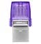 Флеш накопитель USB 128Gb DataTraveler microDuo 3C, Purple Kingston teh0021073 - миниатюра 1