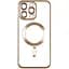 Чохол Metallic Chrome Full Camera Magsafe Apple iPhone 15 Pro Gold - мініатюра 1