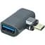 Адаптер PowerPlant USB Type-C – USB 3.1 Type-A, 10Gbps - миниатюра 1
