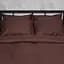 Набор наволочек Moon&Star Satin Stripe Warm Espresso 50х70 см 2 шт - миниатюра 1