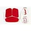 Детское кресло Mealux Trident Red (Y-617 KR) - миниатюра 8
