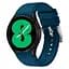 Ремешок для Samsung Galaxy Watch 5 40mm - сине-зеленый ширина крепления 20мм силикон Watchbands Galaxy Classic (W43-2WB13961615) - миниатюра 2
