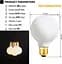 Светодиодная лампа Leools G25/G80 Dimmable Flick-Free Matt 6W Матовое стекло CRI95 Теплый белый 600LM, 60W Эквивалент Винтажная - миниатюра 2