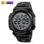 Наручний годинник Skmei 1258 Black, 1258BK (17087) - мініатюра 1