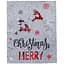 Рушник вафельний Прованс Merry Christmas 60х46 см (38626) - мініатюра 1