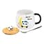 Чашка керамічна Happy Life Panda з кришкою та ложкою sweet dream 450 мл HP7203M - мініатюра 2