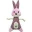 Игрушка для собак Trixie Заяц ткань и плюш 24 см розовая - миниатюра 1