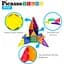 Конструктор магнитный Picasso Tiles Magnetic Building Blocks 101 деталь (PT101) - миниатюра 8