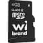 Карта памяти Wibrand 4GB mictoSD class 4 (WICDC4/4GB) - миниатюра 1