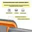 Раздвижной распорный турник EasyFit OrangeGymBar 90-130 см - миниатюра 3