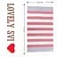 Полотенце пештемаль Lovely Svi хлопковое, пляжное, хамам, spa - XХL 100x180 см Red/Blue Stripes (9032025) - миниатюра 5