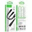 Дата кабель Hoco X123 Victory 2in1 Type-C to Type-C/Type-C 3A (1m) Black - мініатюра 2