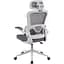 Офісне крісло GT Racer B-5880 White/Gray [125610] - мініатюра 5