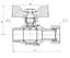 Кран кульовий Thermo Alliance Forte 1/2" ВЗ прямий, PN40, з накидною гайкою, метелик SF261W15 - мініатюра 4