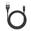 Кабель Hoco U76 Pisces Cable USB to Type-C 3A 1,2m Black - миниатюра 1
