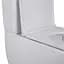 Унитаз-компакт Qtap Robin Ultra Quiet безободковый с сиденьем Soft-close QT13222128AUQ1W, Белый - миниатюра 7