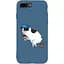 Чохол-накладка Toto Matt TPU 2 mm Print Case Apple iPhone 7 Plus/8 Plus #50 Mops Kak Navy Blue - мініатюра 1